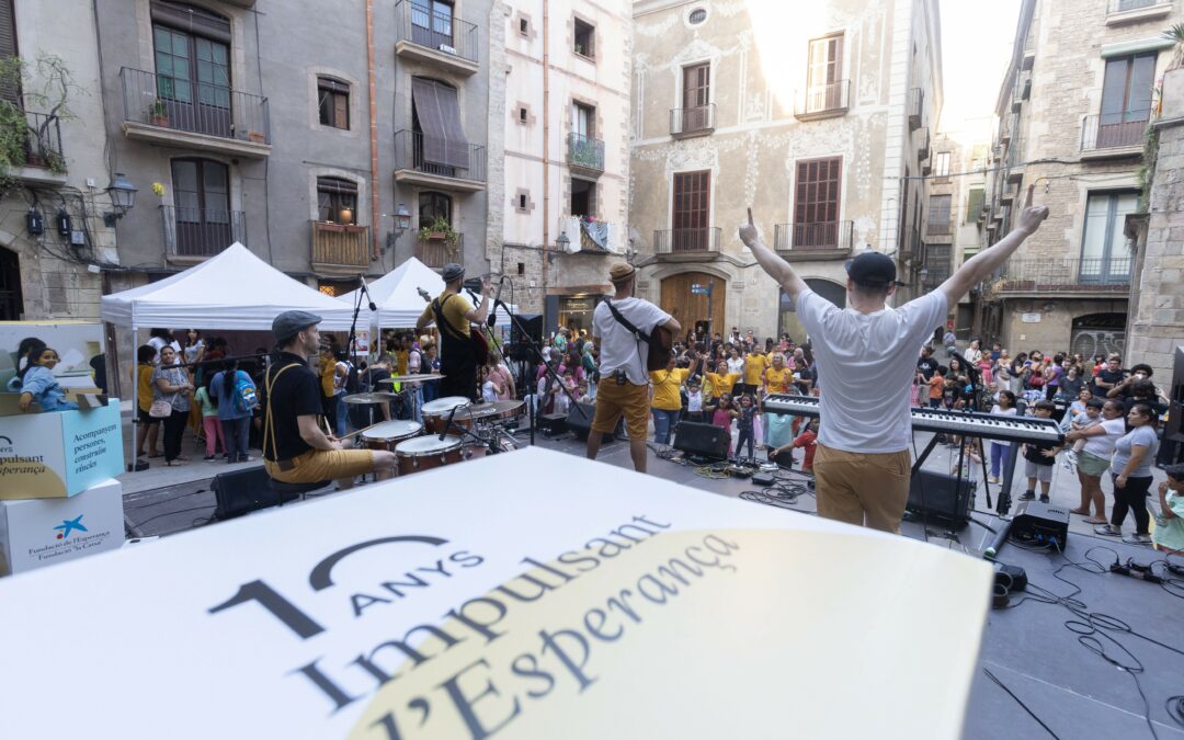 La celebració dels 10 anys arriba al barri